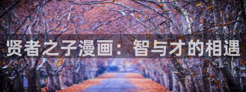 香蕉文化漫画网站入口：贤者之子漫画：智与才的相遇